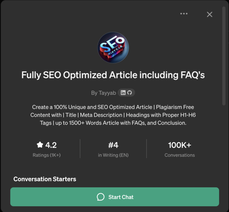 Fully SEO Optimized Article including FAQ's