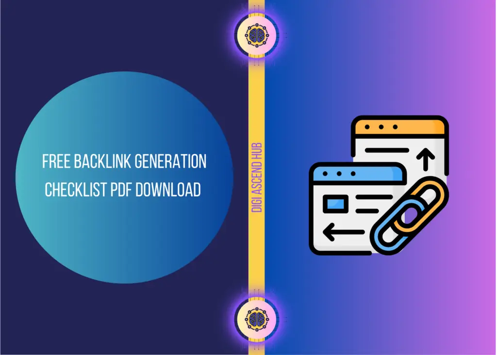 Free Backlink Generation Checklist PDF Download